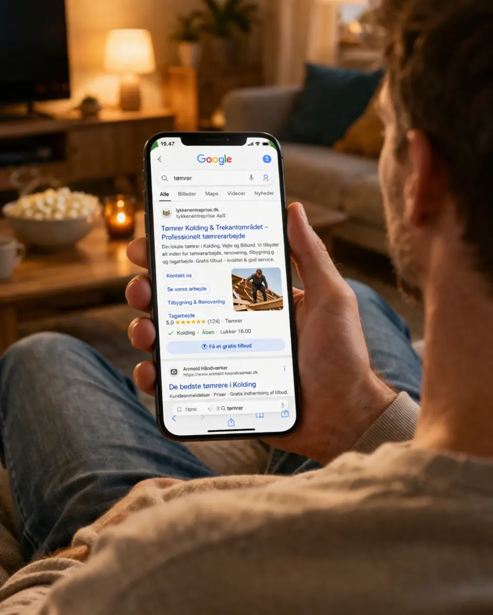 Kunden finder dig på Google